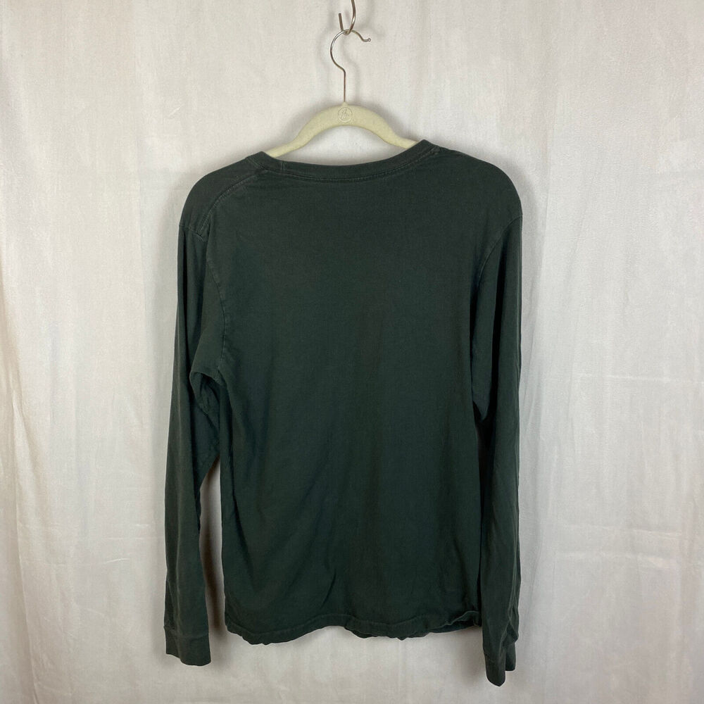Patagonia Long Sleeve T-Shirt Sz Small Logo Faded Black Regular Fit Outdoor - Picture 4 of 7